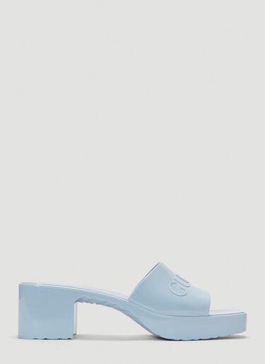 Gucci Rubber Mules Blue guc0243072