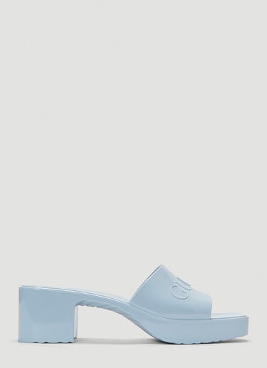 Rubber Mules Gucci Rubber Mules Blue guc0243072