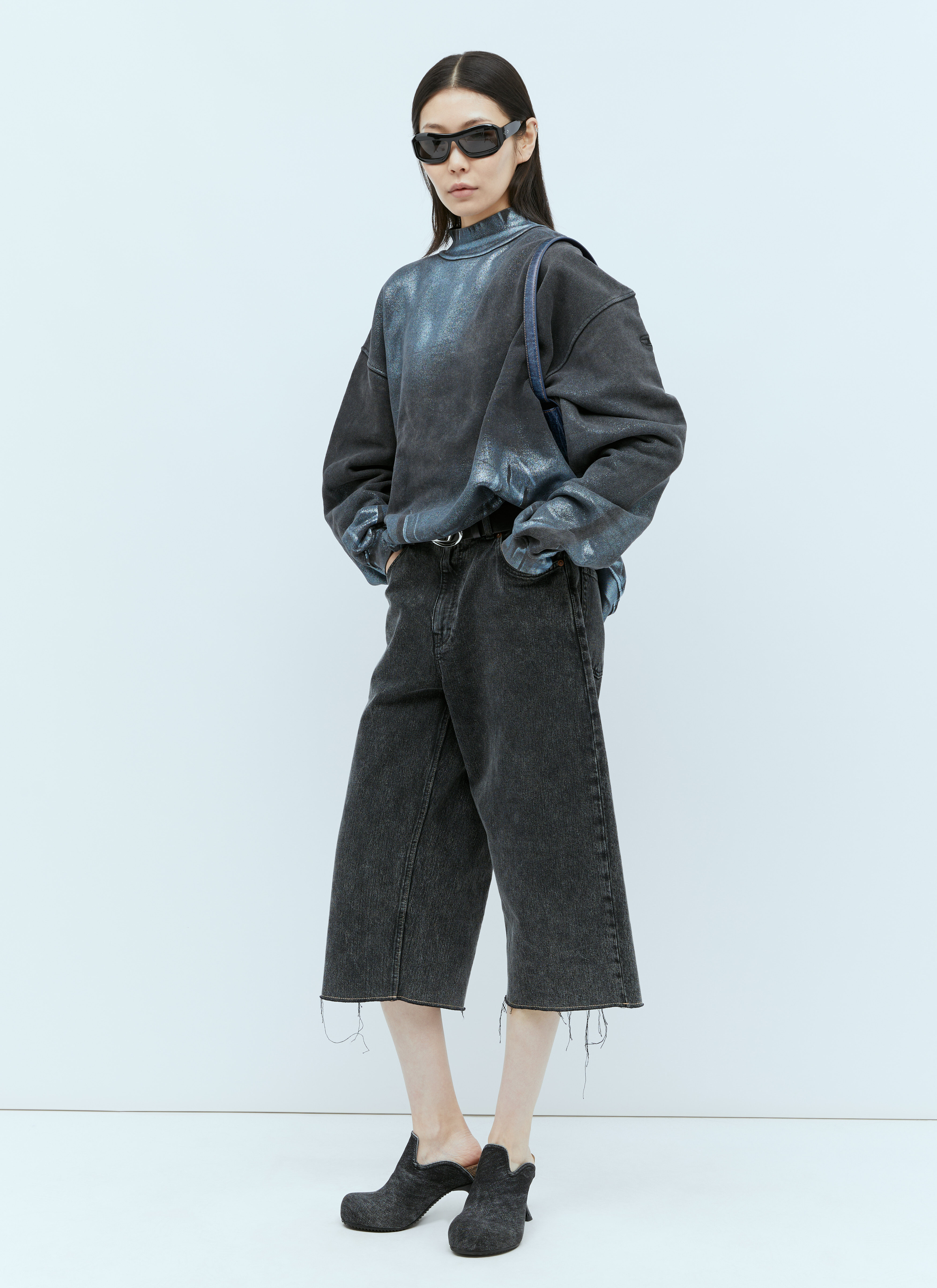Diesel Women's' D-Woodstock Ml W Mules in Blue | LN-CC® DIESEL D