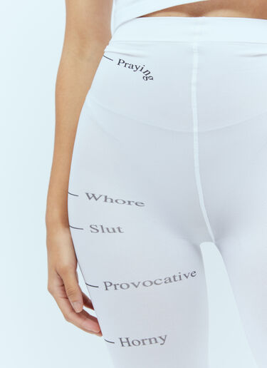 Praying Tease Tights White pry0254001