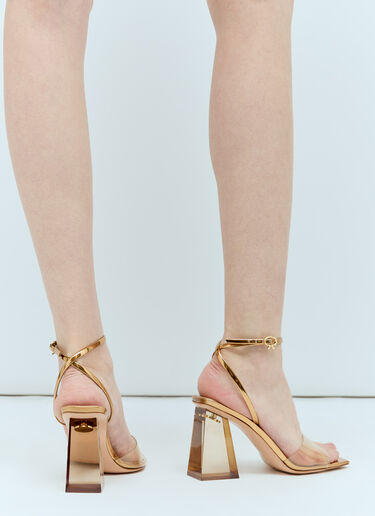 Gianvito Rossi Cosmic 85 Sandals Gold gia0255010