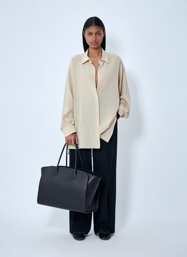 The Row Luka Shirt Beige row0263008