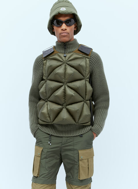 Moncler x Pharrell Williams Holly Down Vest Green mpw0154001