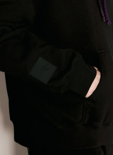 Lanvin x Future Curb Lace Hooded Sweatshirt Black lvf0157008