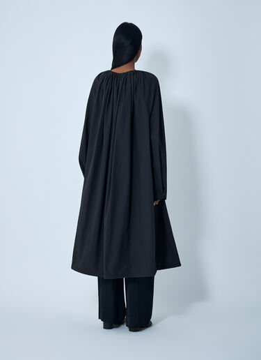 Gathered Parachute Coat TOTEME Gathered Parachute Coat Black tot0262024