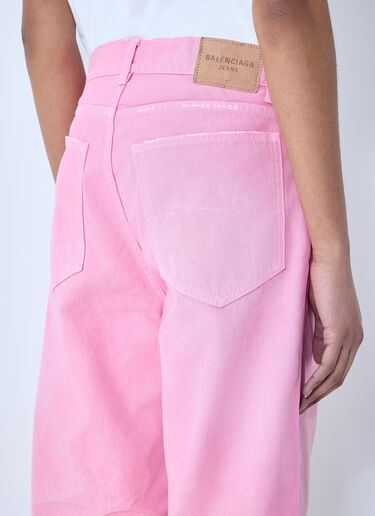 Balenciaga Loose Denim Jeans Pink bal0259064