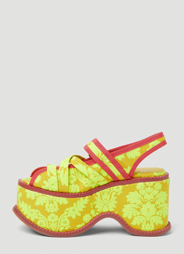 Vivienne Westwood Northern Sole Platform Sandals Yellow vvw0251138