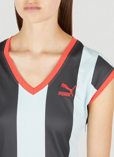 Puma x Dua Lipa Striped Sports Dress Light Blue pdl0250019