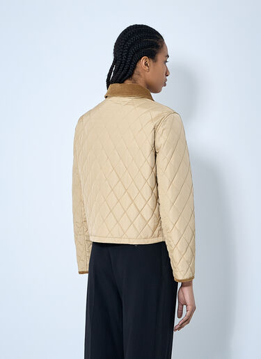 Burberry 퀼팅 쇼트 재킷  베이지 bur0259005