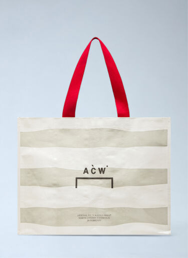 Logo Motif Tote Bag Arsenal x A-COLD-WALL* Logo Motif Tote Bag Beige acw0162026