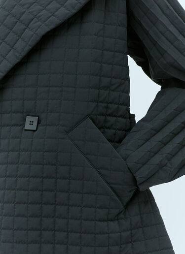 Issey Miyake 퀼팅 마감 재킷  블랙 ism0255006