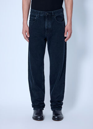 Saint Laurent Relax Tapered Jeans Black sla0166003