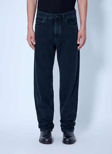 LN-CC® - Saint Laurent: Relax Tapered Jeans - Black Saint Laurent Relax Tapered Jeans Black sla0166003