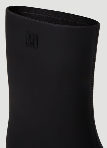TOTEME Rain Boots Black tot0251020