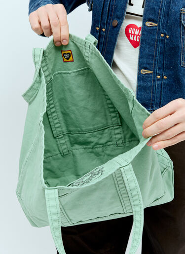 Human Made Garment Dyed Tote Bag Green hmd0156030