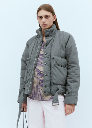 Dries Van Noten Padded Cargo Jacket Grey dvn0154004