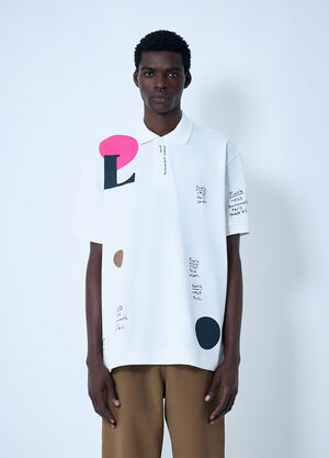 Lacoste Logo Motif Polo Shirt White lac0162004