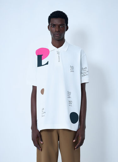 Lacoste Logo Motif Polo Shirt White lac0162004
