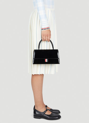 Thom Browne Trapaze Top Handle Clutch Bag Black thb0251017