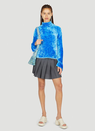 Acne Studios Chenille Sweater Blue acn0252022
