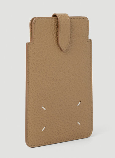 Maison Margiela Signature Stitch Phone Pouch Brown mla0151057