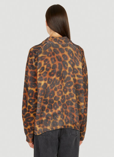 Meryll Rogge Leopard Print Jumper Brown rog0250012