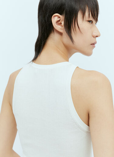 St. Agni Stitch Detail Tank Top White sta0255014