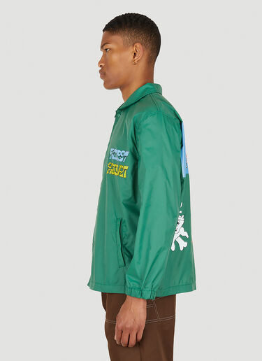 Logo Print Coach Jacket Rassvet Logo Print Coach Jacket Green rsv0148022