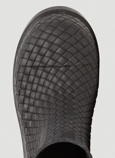 Bottega Veneta Leather Ankle Boots Black bov0154013