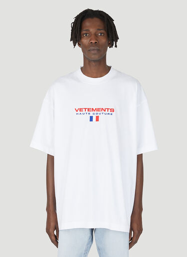 VETEMENTS Haute Couture T-Shirt White vet0147013