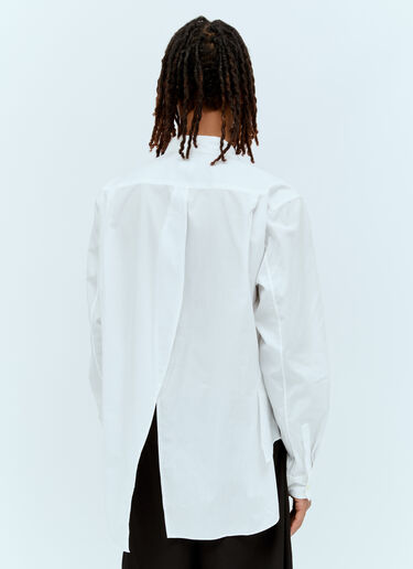 Comme des Garçons Homme Plus Curve Panel Shirt White hpl0156001