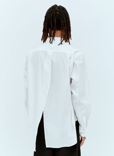 Comme des Garçons Homme Plus 弧形拼接衬衫  白色 hpl0156001