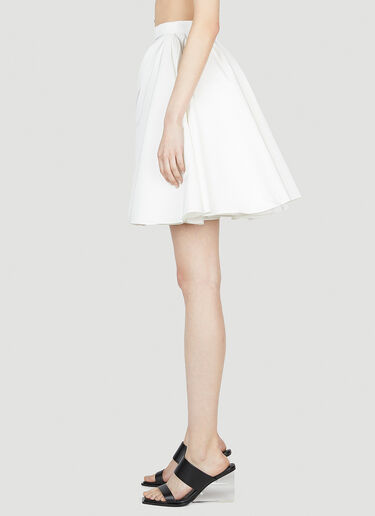 Alexander McQueen 缩褶半裙 白色 amq0252020