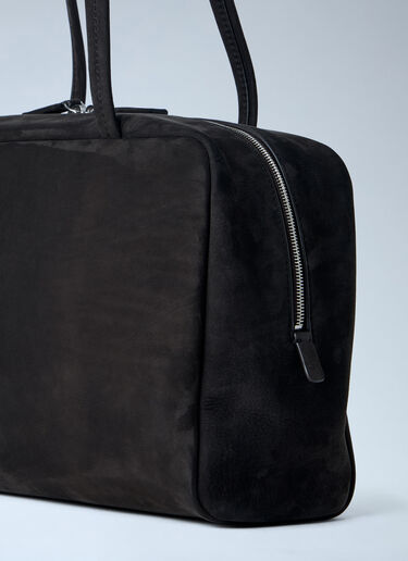 The Row Astra Bowling Shoulder Bag Dark Brown row0263025