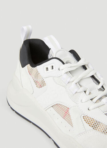 Burberry Check Mesh Sneakers White bur0251081