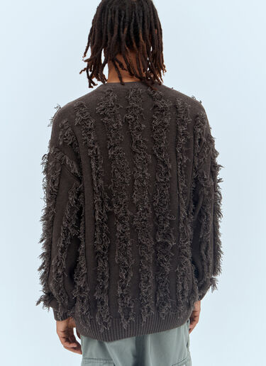 Fringed Knit Cardigan Patta Fringed Knit Cardigan Grey pat0156006