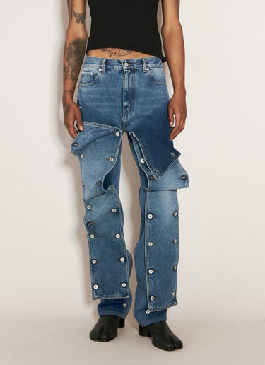 Y/Project Evergreen Snap Off Jeans Blue ypr0156006