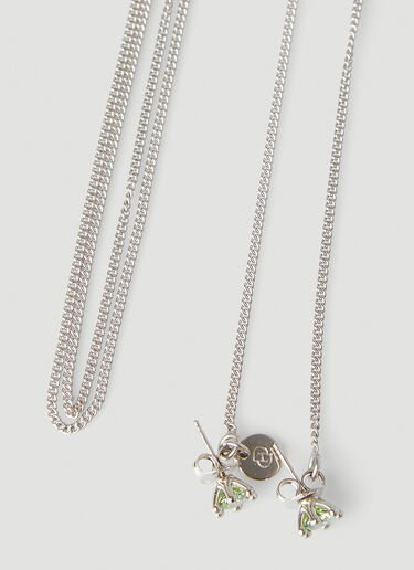 D'heygere Stud Earring Necklace Silver hey0350006