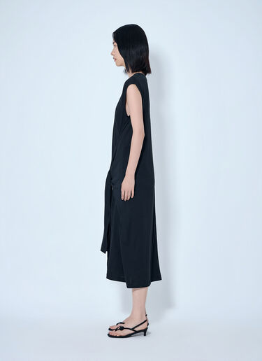 LN-CC® - Toteme: Tie-Waist Jersey Dress - Black Toteme Tie-Waist Jersey Dress Black tot0265045