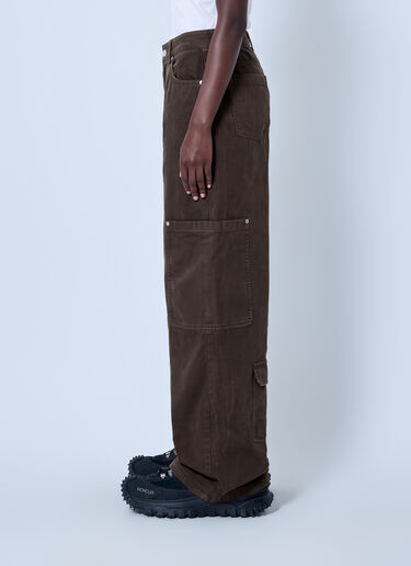 LN-CC® - Moncler: Cargo Pants with Patch Pockets - Brown Moncler Cargo Pants with Patch Pockets Brown mon0266029