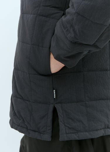Rains 지론 라이너 오버셔츠 재킷  블랙 rai0356009