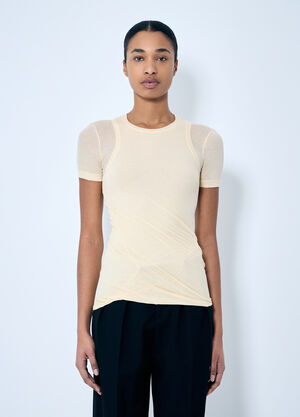 Jil Sander Layered T-Shirt White jil0259013