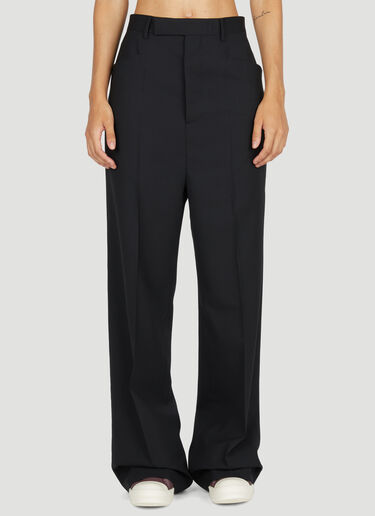 Wool High Rise Pants Rick Owens Wool High Rise Pants Black ric0253011
