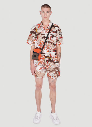 Moncler Floral Swim Shorts Beige mon0152009