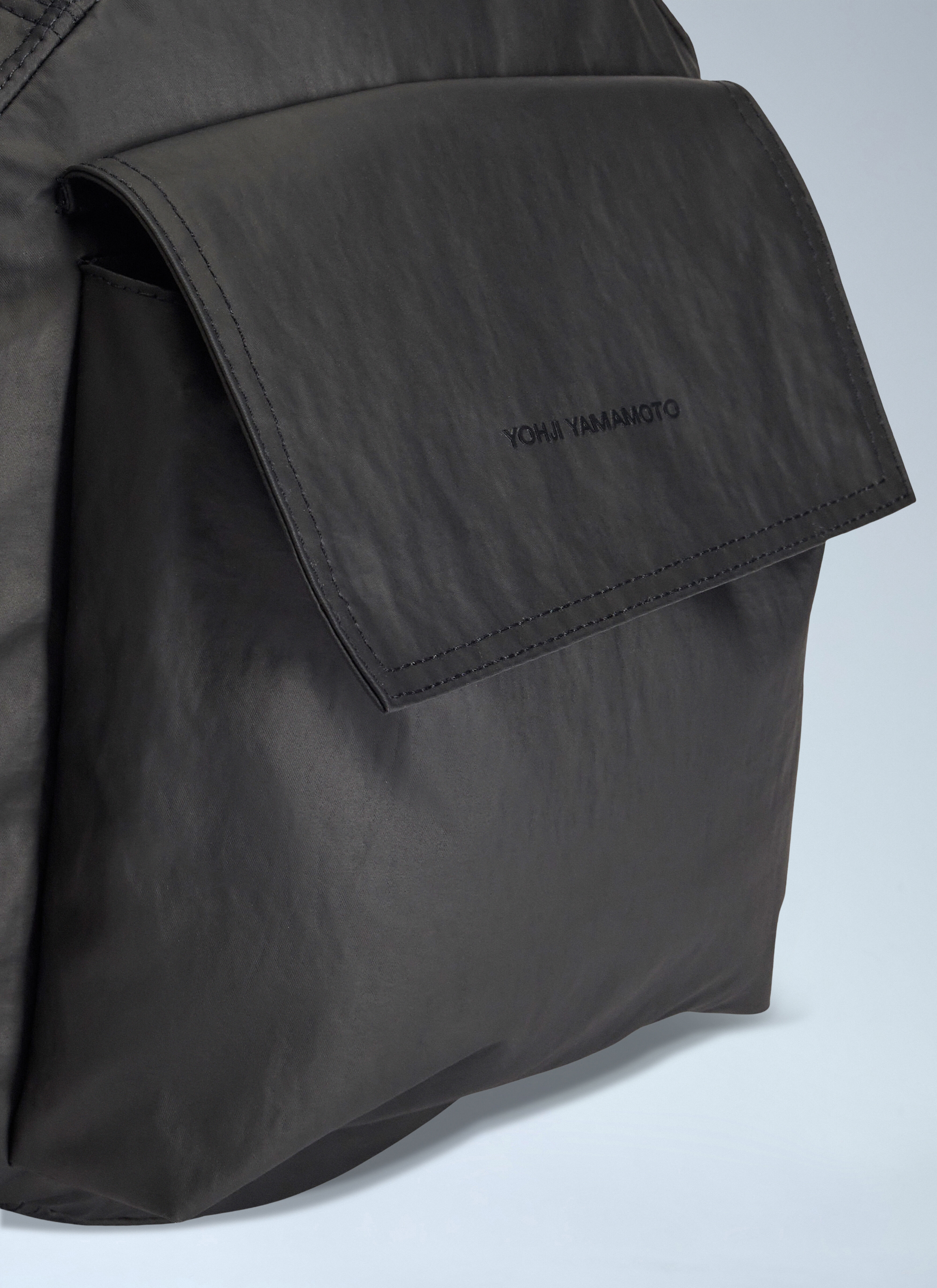 Y-3 Men's' Logo Motif Duffle Bag in Black | LN-CC®