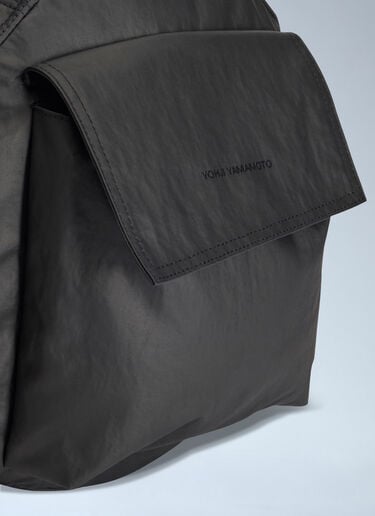 Y-3 Logo Motif Duffle Bag Black yyy0364005