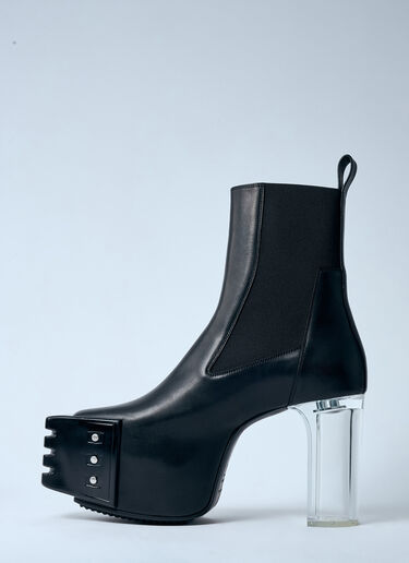 Rick Owens Porterville Grilled Kiss 45 Boots Black ric0159039