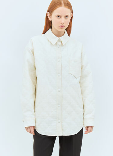 GG Padded Overshirt Gucci GG Padded Overshirt Off white guc0257023