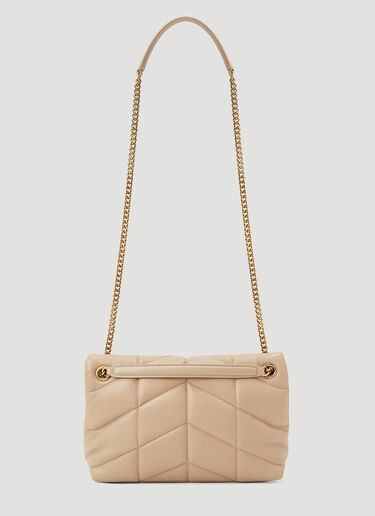 Saint Laurent Loulou 松软小号单肩包 米色 sla0243054