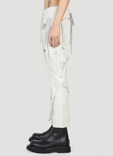 Sulvam 白色 Cutting 长裤 白色 sul0152005